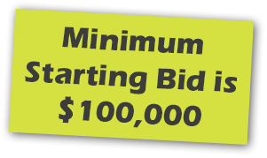 Minimum starting bid: $100,000